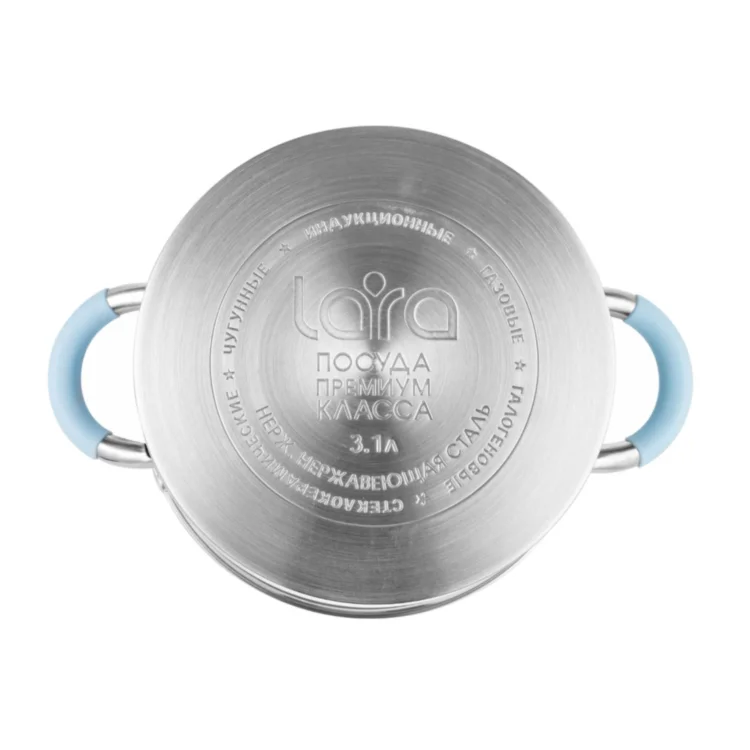 Кастрюля из нержавеющей стали LR02-442 серия Sky Blue